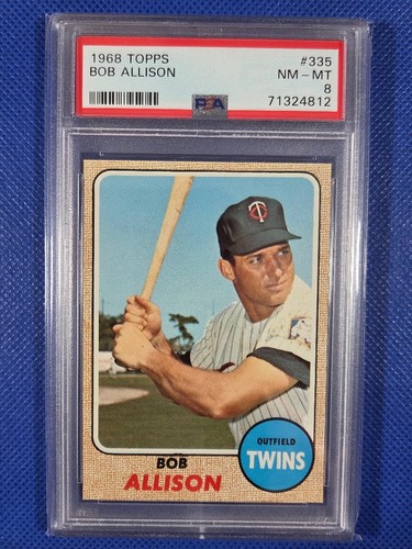 1968 topps 335 - 1968, allison